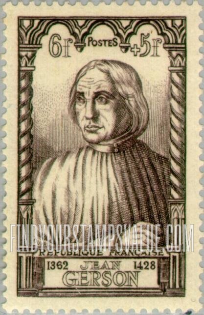 FindYourStampsValue: SEMI-POSTAL - Jean de Gerson