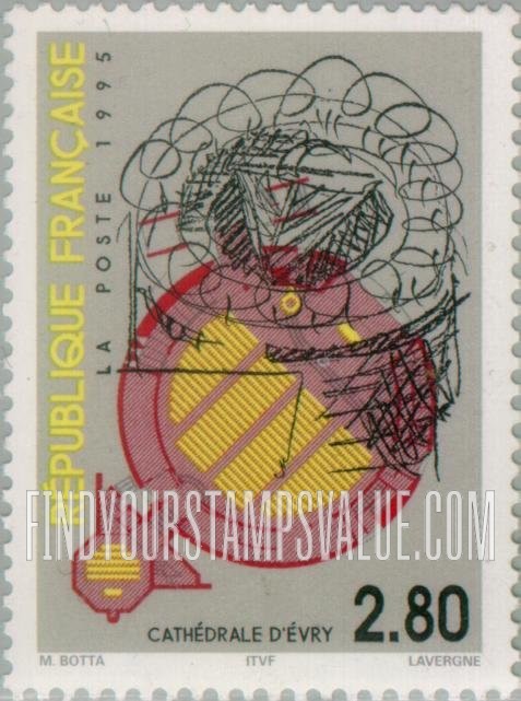 FindYourStampsValue: Evry Cathedral