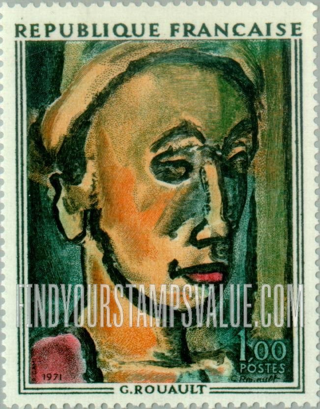 FindYourStampsValue: The Dreamer, by Georges Rouault