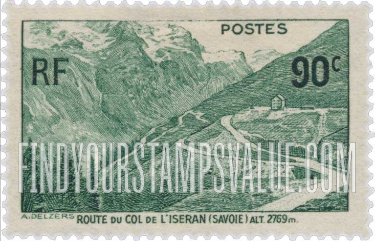 FindYourStampsValue: Mountain Road at Iseran