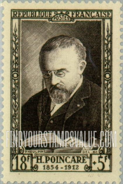 FindYourStampsValue: SEMI-POSTAL - Henri Poincaré