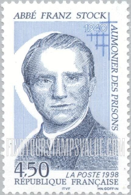 FindYourStampsValue: Father Franz Stock (1904-48), prison chaplain