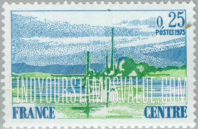 FindYourStampsValue: Regions of France: Central France