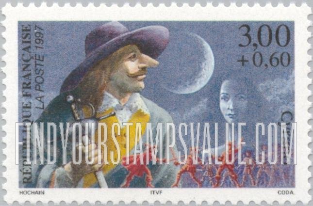 FindYourStampsValue: SEMI-POSTAL - Adventure Heroes: Cyrano de Bergerac