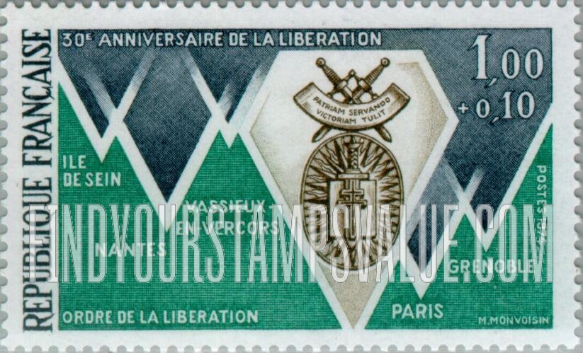 FindYourStampsValue: SEMI-POSTAL - Order of Liberation and 5 Honored Cities