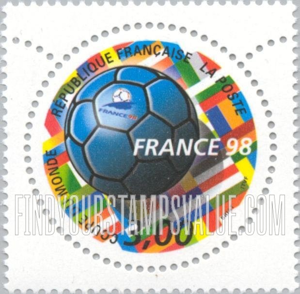 FindYourStampsValue: 1998 World Cup Soccer Championships, France