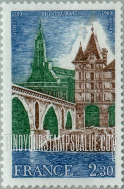 FindYourStampsValue: Tourist Issue: Montauban