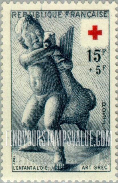 FindYourStampsValue: SEMI-POSTAL - Child with Goose, by Boethus of Chalcedon