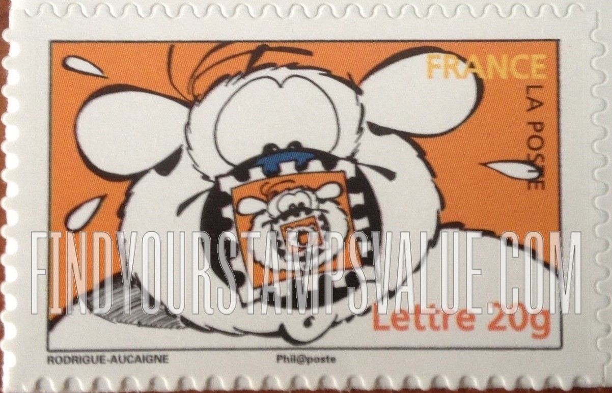 FindYourStampsValue: Cubitus, Comics by Michel Rodrigue and Pierre Aucaigne