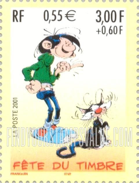FindYourStampsValue: Gaston Lagaffe by André Franquin
