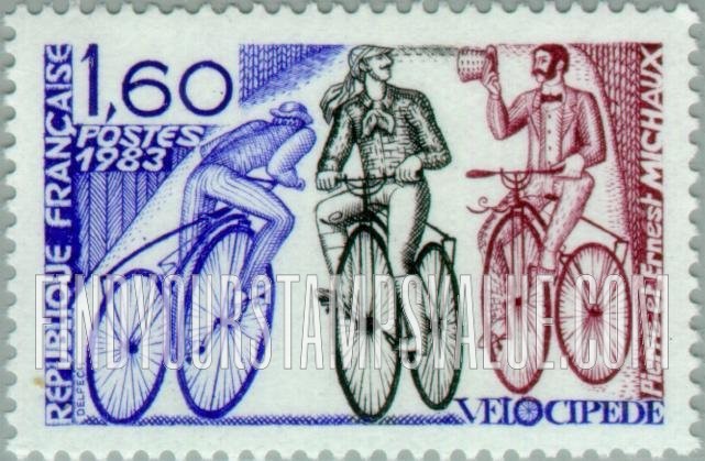 FindYourStampsValue: Michaux’s Bicycle