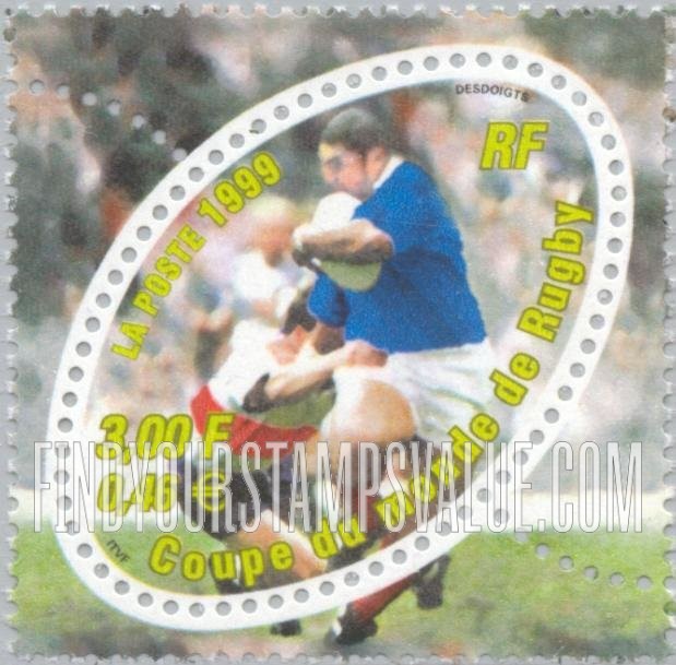 FindYourStampsValue: 1999 Rugby World Cup, Cardiff, Wales