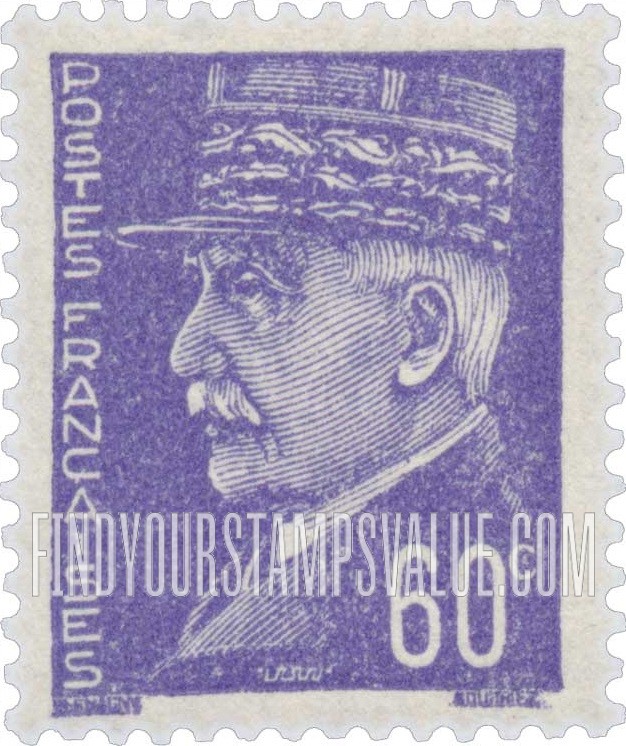 FindYourStampsValue: Marshal Pétain
