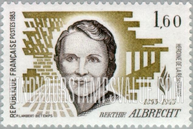 FindYourStampsValue: Berthie Albrecht (1893-1943)