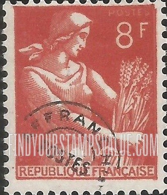 FindYourStampsValue: Farm Woman