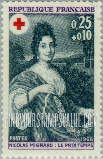 FindYourStampsValue: SEMI-POSTAL - Spring, by Nicolas Mignard