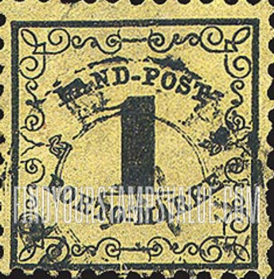 FindYourStampsValue: RURAL POSTAGE DUE - Numeral Value
