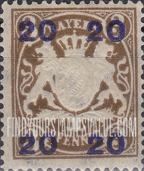 FindYourStampsValue: Coat of Arms: Surcharged in Dark Blue