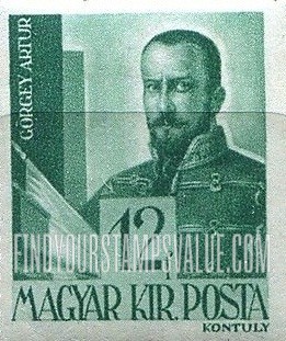 FindYourStampsValue: Portraits - Arthur Görgei