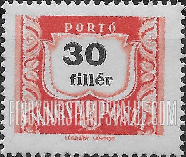 FindYourStampsValue: POSTAGE DUE STAMPS - Numeral value