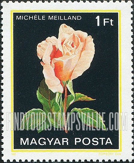 FindYourStampsValue: Roses: Michele Meilland