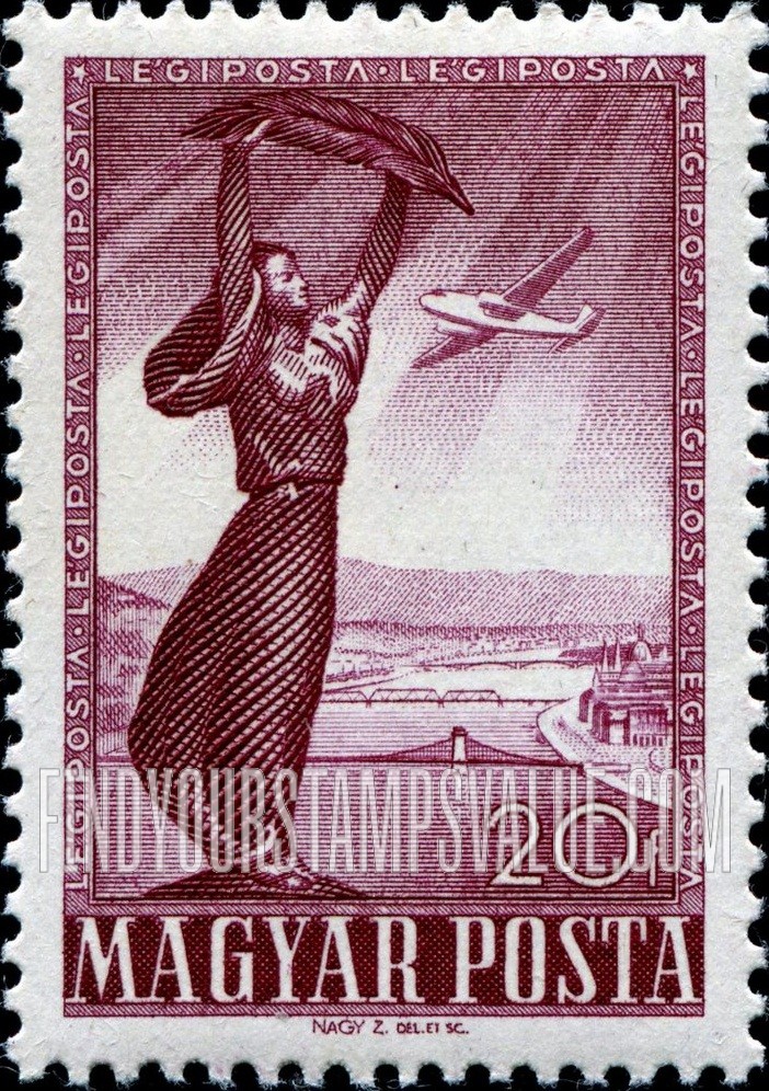 FindYourStampsValue: Statue of Liberty Statue of Liberty Budapest