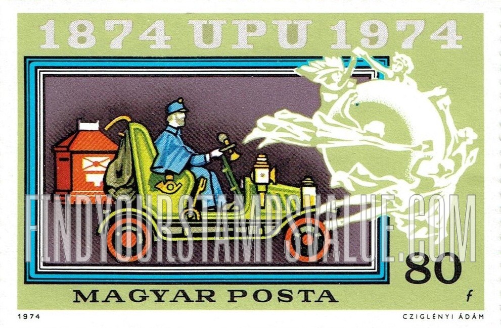FindYourStampsValue: Old mail automobile