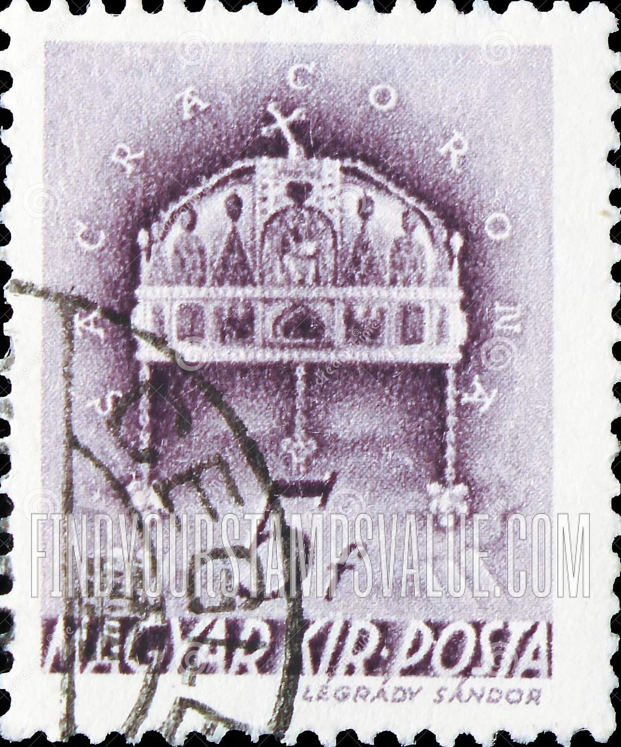 FindYourStampsValue: Crown of Saint Stephen: Types of 1939