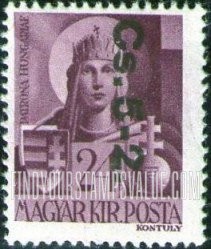 FindYourStampsValue: PARCEL POST STAMPS - Portraits - Virgin Mary, Patroness of Hungary: Overprinted in Black