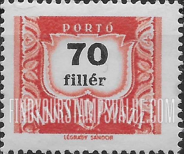 FindYourStampsValue: POSTAGE DUE STAMPS - Numeral value