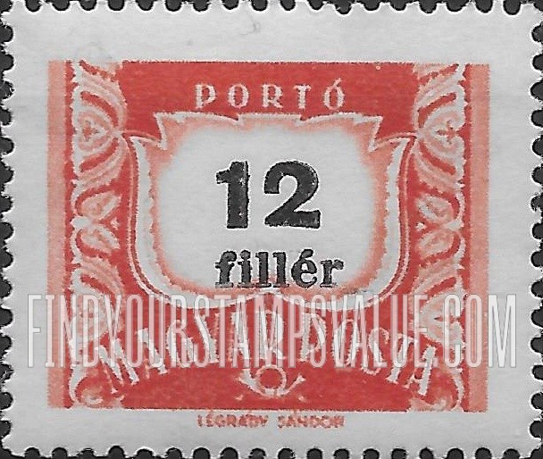 FindYourStampsValue: POSTAGE DUE STAMPS - Numeral value