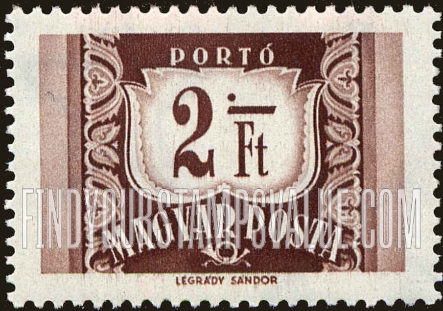 FindYourStampsValue: POSTAGE DUE STAMPS - Numeral value