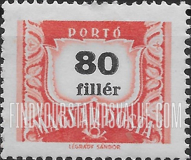 FindYourStampsValue: POSTAGE DUE STAMPS - Numeral value
