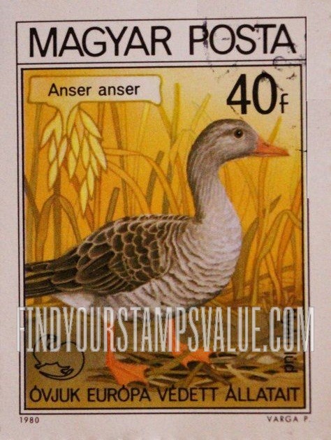 FindYourStampsValue: Graylag Goose