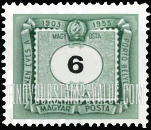 FindYourStampsValue: POSTAGE DUE STAMPS - Numeral value