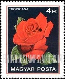 FindYourStampsValue: Roses: Tropicana
