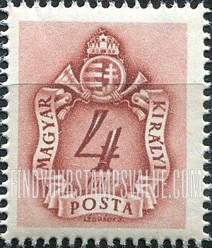 FindYourStampsValue: POSTAGE DUE STAMPS - Coat of Arms and Post Horn