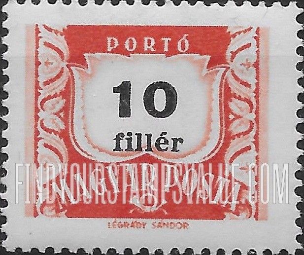 FindYourStampsValue: POSTAGE DUE STAMPS - Numeral value