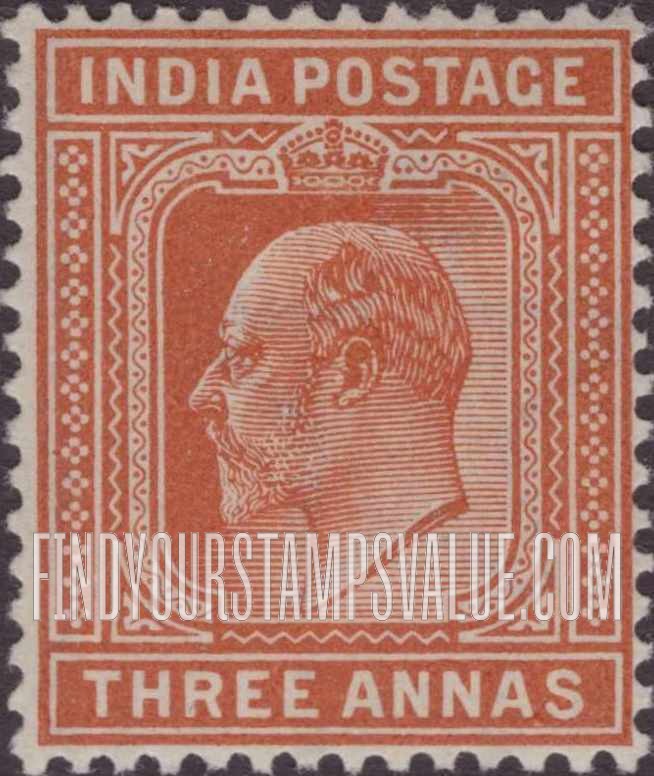 FindYourStampsValue: Empire: King Edward VII - साम्राज्य: राजा एडवर्ड सप्तम