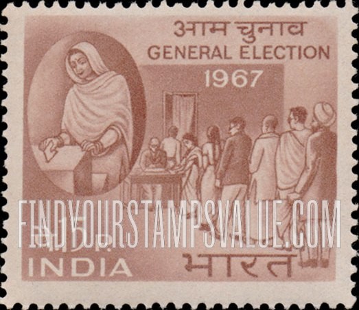 FindYourStampsValue: Republic of India: Voters - भारत गणराज्य: मतदाता
