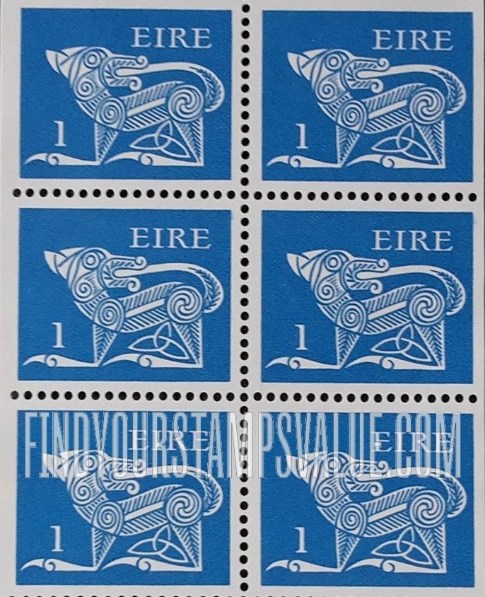 FindYourStampsValue: Dog from Ancient Brooch, County Kilkenny: Types of 1968-69