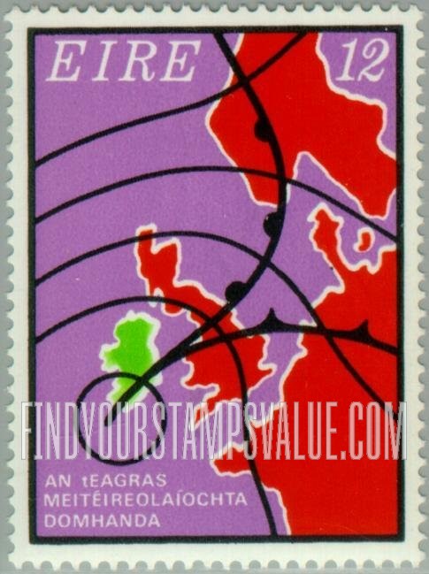 FindYourStampsValue: Weather Map of Northwest Europe
