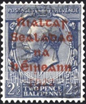 FindYourStampsValue: King George V: Red or Carmine Overprint