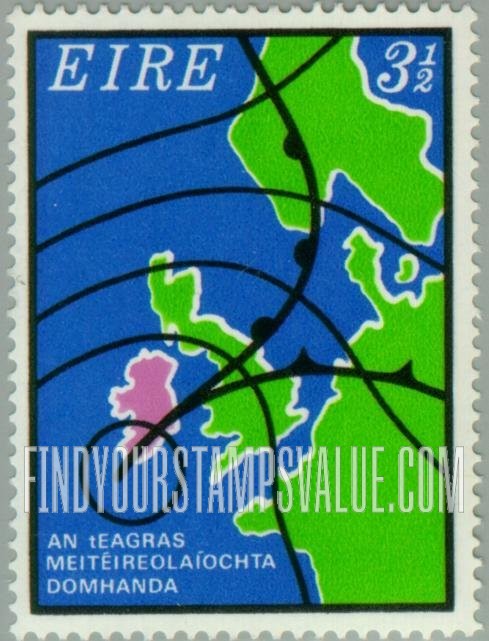 FindYourStampsValue: Weather Map of Northwest Europe