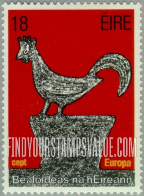 FindYourStampsValue: The Cock and the Pot, Rubbing, 1841