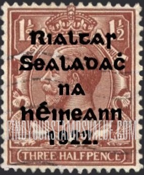 FindYourStampsValue: King George V: Overprinted in Black