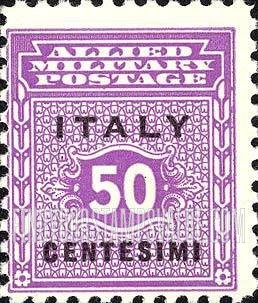 FindYourStampsValue: A.M.G. - “Italy Centesimi” (or “Lira”) in Black