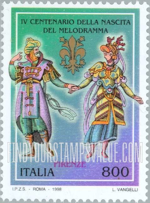 FindYourStampsValue: Italian Opera, 400th Anniversary