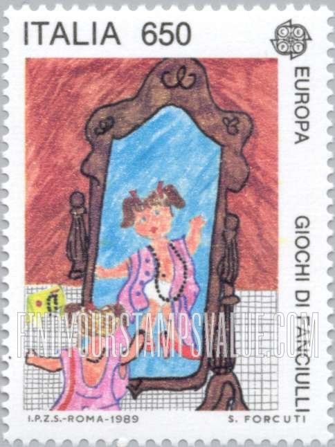 FindYourStampsValue: Europa 1989: Children’s games