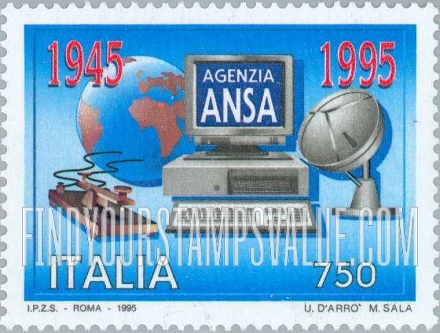 FindYourStampsValue: Italian News Agency (ANSA), 50th Anniversary